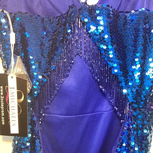 SUPER CUTE BY J.MICHAEL PROM GOWN NWT SIZE 8 GREAT PRICE!!! - Picture 11 of 17